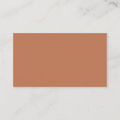 Modern Rustiek, Koperen Script, online RSVP Informatiekaartje (Achterkant)