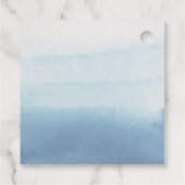 Modern rustiek oceaan Baby shower dank u Bedankjes Labels (Achterkant)