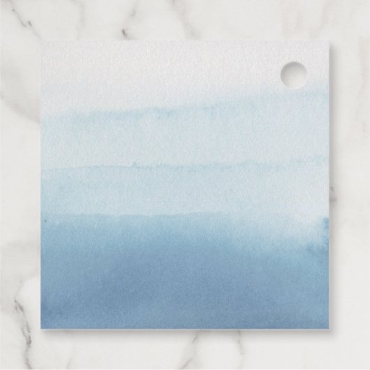 Modern rustiek oceaan Baby shower dank u Bedankjes Labels (Achterkant)