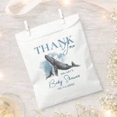 Modern rustiek oceaan Baby shower dank u Bedankzakje (Geknipt)
