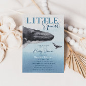 Modern rustiek oceaan klein spuitje Baby shower Kaart