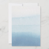 Modern rustiek oceaan klein spuitje Baby shower Kaart (Achterkant)