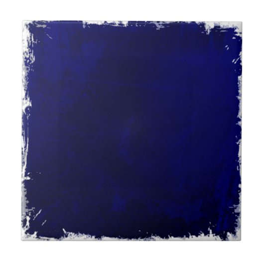 Modern rustiek strand kust Ocean Blue Tegeltje (Voorkant)