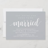 Modern rustiek, verlovingsfeest viering uitnodigin kaart (Voorkant)