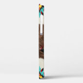 Modern rustiek Western Koeienhuid Patroonnaam Case-Mate iPhone Case (Achterkant / Links)