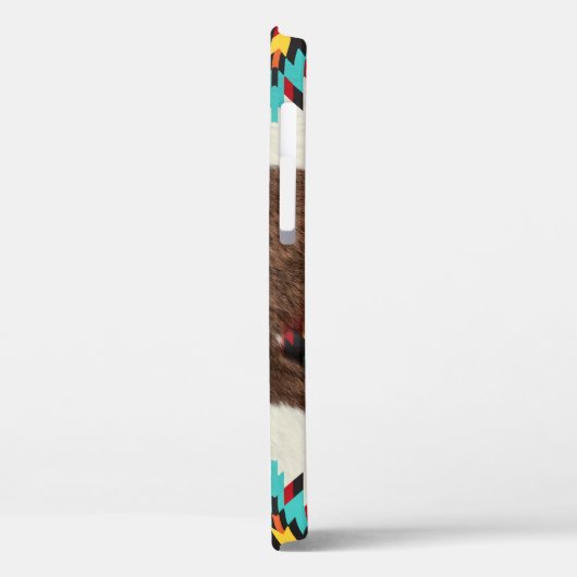 Modern rustiek Western Koeienhuid Patroonnaam Case-Mate iPhone Case (Achterkant / Links)