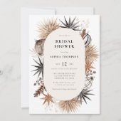 Modern rustiek winter kerst Vrijgezellenfeest Kaart (Voorkant)