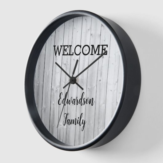 Modern rustige welkomstnaam grijze riem (Hoek)