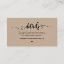 Modern Rustisch Boerderij, zwart, Kraft, huwelijks