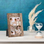 Modern | Rustisch hout | Fotocollage Fotoplaat (Zijkant)