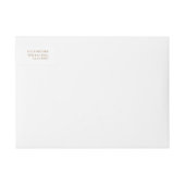 Modern Rusty Big Monogram Bold Simple Wedding (Voorkant)