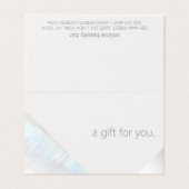 Modern Sa Beauon Salon Cadeaubon Kaart (Buitenkant ongevouwen)