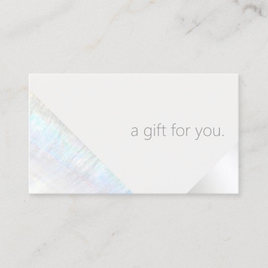 Modern Sa Beauon Salon Cadeaubon Kortingskaartje (Voorkant)