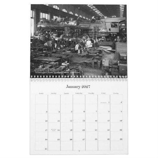 Modern Sacramento, 1920 - 1930 Kalender (Jan 2027)