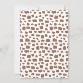 Modern Safari Animals Baby shower Hartelijk dank Kaart (Achterkant)