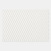 Modern Sage 3 Pack Scallop Wave Diamond Inpakpapier Vel (Voorkant 3)