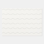 Modern Sage 3 Pack Scallop Wave Diamond Inpakpapier Vel (Voorkant)