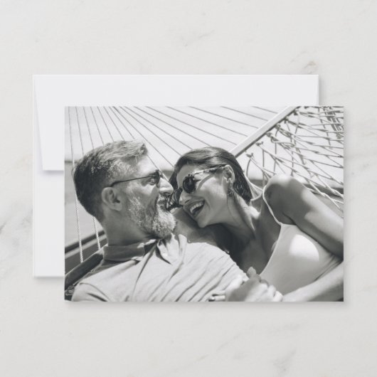 Modern Sage Blauwgroen groene geometrische chique  Save The Date (Achterkant)