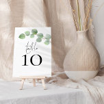 Modern Sage Eucalyptus Script Weddenschap Kaart<br><div class="desc">Moderne Sage Eucalyptus Script Wedding. De lijst wordt geplaatst in een handschrijvend stijlmanuscript en uw lijstaantal onder met elegante waterverf blad over de bovenkant van het recht. Pas het nummer eenvoudig aan. Het zelfde ontwerp is aan de andere kant en zal gelijktijdig bijwerken aangezien u uw verandering in het aantal...</div>
