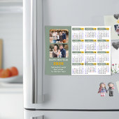 Modern Sage Green 2026 Kalender 2 Foto Magnetisch