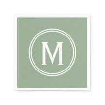 Modern Sage Green Custom Round - Geformatteerd mon