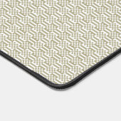 Modern Sage Green Geometric Large Desk Mat (Hoek)
