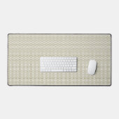 Modern Sage Green Geometric Large Desk Mat (Keyboard & Muis)
