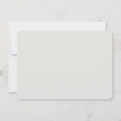 Modern Sage Green gepersonaliseerd bruidsmeisje vo Notitiekaartje (Achterkant)