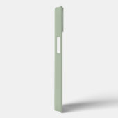 Modern Sage Green gepersonaliseerd monogram en naa Case-Mate iPhone Case (Achterkant / Rechts)