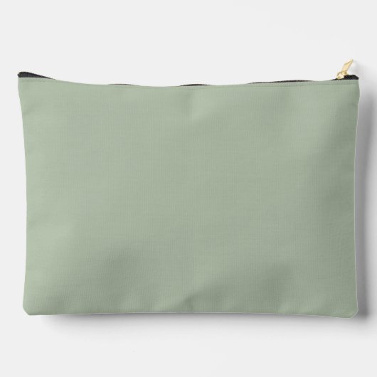 Modern Sage Green gepersonaliseerd monogram en naa Etui (Achterkant)
