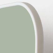 Modern Sage Green gepersonaliseerd monogram en naa Pickleball Paddle (Links Detail)