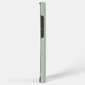 Modern Sage Green gepersonaliseerd monogram en naa Samsung Galaxy Hoesje (Rechterkant)