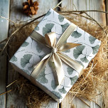 Modern Sage Green Ginkgo foliage Inpakpapier Vel<br><div class="desc">Prachtige groene inkgovormgeving,  geschikt voor alle geschenken. De belangrijke kunstwerk van de waterverf is geschikt in een allen over multi-directionele herhaling. Bekijk andere objecten in dit unieke collectie.</div>