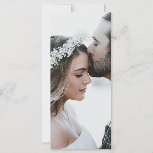 Modern Sage Green Minimalist Photo Dinner Menu (Achterkant)