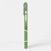 Modern Sage Green Monogram iPhone Hoesje (Linkerkant)