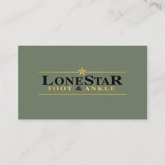 Modern Sage Green Professional met QR-code Visitekaartje (Voorkant)