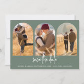 Modern Sage Green Save The Date (Voorkant)