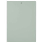 Modern Sage Green Script Monogram Klembord (Achterkant)