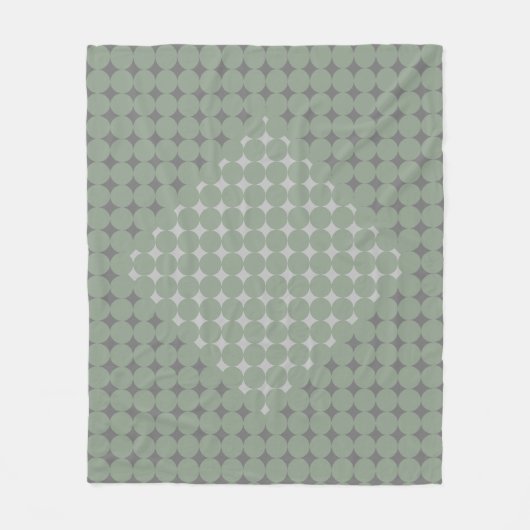 Modern Sage Green Simple Abstract Fleece Deken (Voorkant)