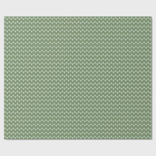 Modern Sage Green Triangle Christmas Geometric  Cadeaupapier (Vlak)