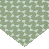 Modern Sage Green Triangle Christmas Geometric  Tafelkleed (Gekanteld)