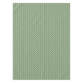 Modern Sage Green Triangle Christmas Geometric  Tafelkleed (Voorkant)