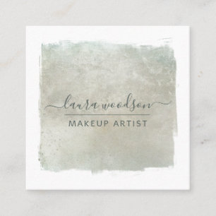 Modern Sage Green Vierkante Visitekaartje