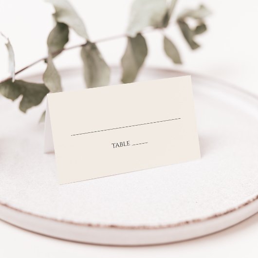 Modern Sage Green Wedding Plaatskaartje