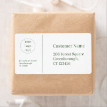 Modern Sage Green White Business