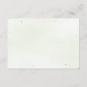 Modern Sage Greenery Wedding Thank You Card Informatiekaartje (Achterkant)