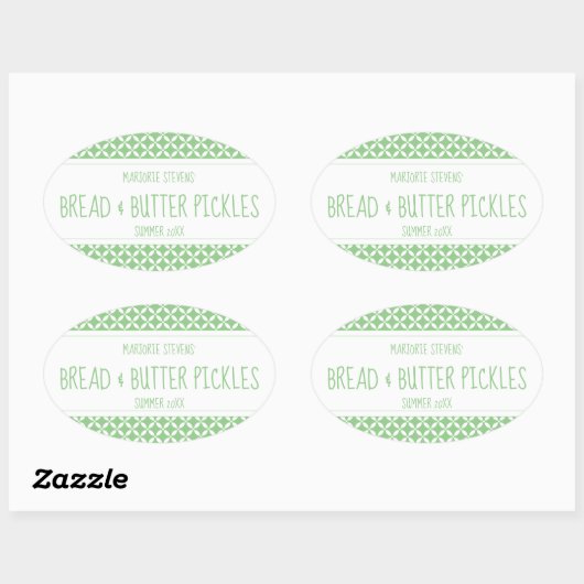 Modern Sage groen & wit inblikken label (Vel)