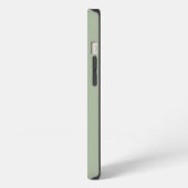 Modern Sage Monogrammed iPhone Hoesje (Linkerkant)