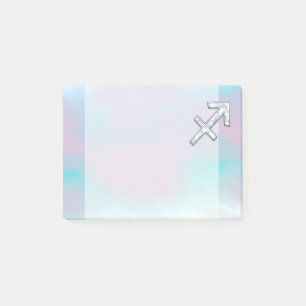 Modern Sagittarius Zodiac op moeder van parelstijl Post-it® Notes