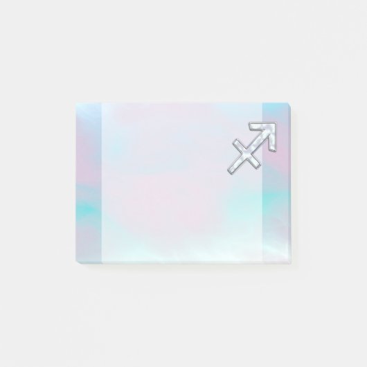 Modern Sagittarius Zodiac op moeder van parelstijl Post-it® Notes (Voorkant)